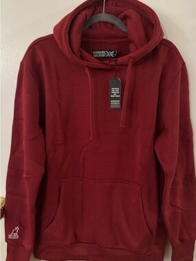Kangol Men's Burgundy Crewneck Hoodie Pullover